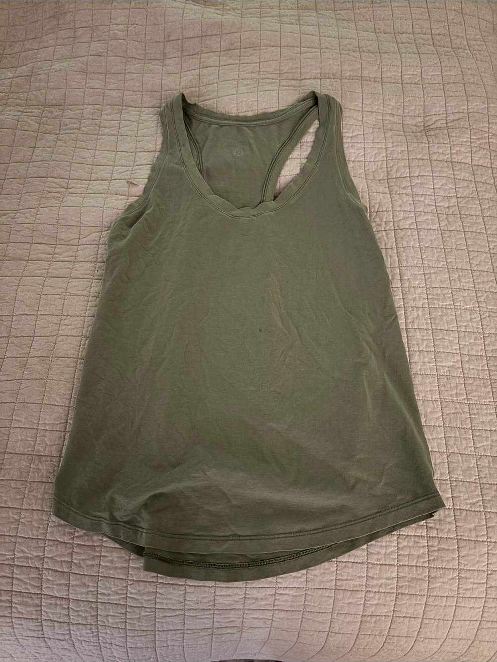 LuLulemon Women’s Olive Green Racerback Tank Top